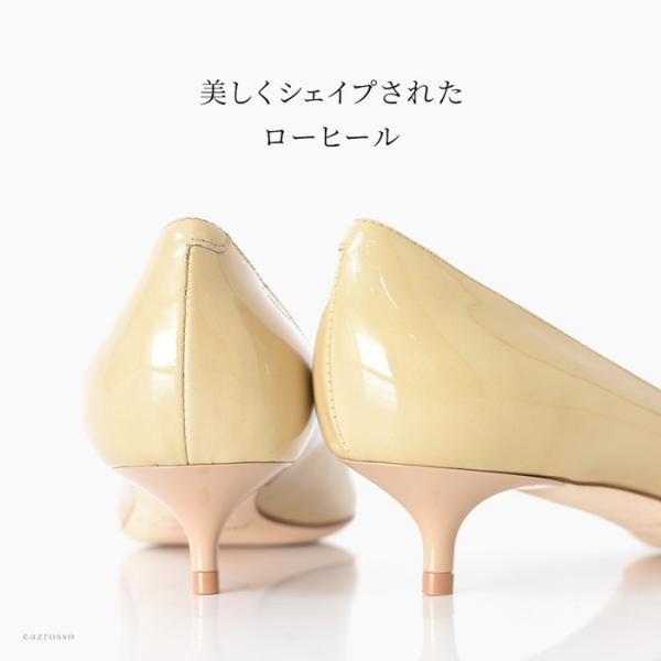 ジミーチュウ パンプス エナメル レザー ヒール 3cm ローヒール 4cm