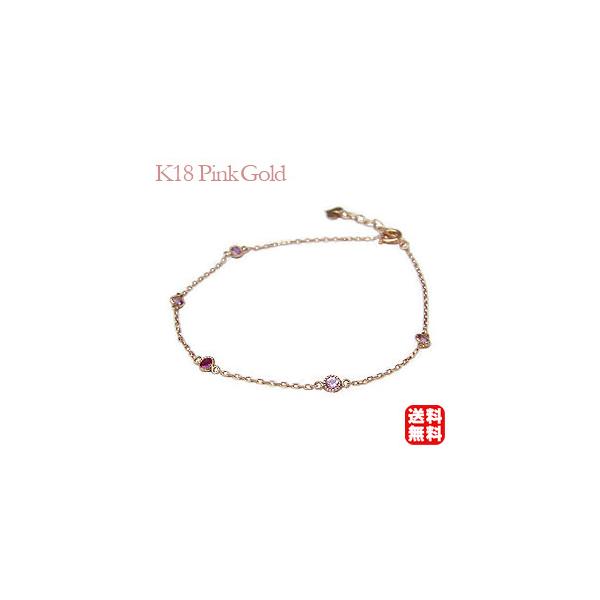現品限り❤︎K18YG アメジストステーション ブレスレット K18ygアメジストブレスレット | e.m. (Women)/イー・エム