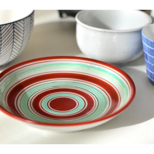 東屋あづまや赤丸AZKS00106 光春窯和食器日本製皿プレート杉本理天草陶