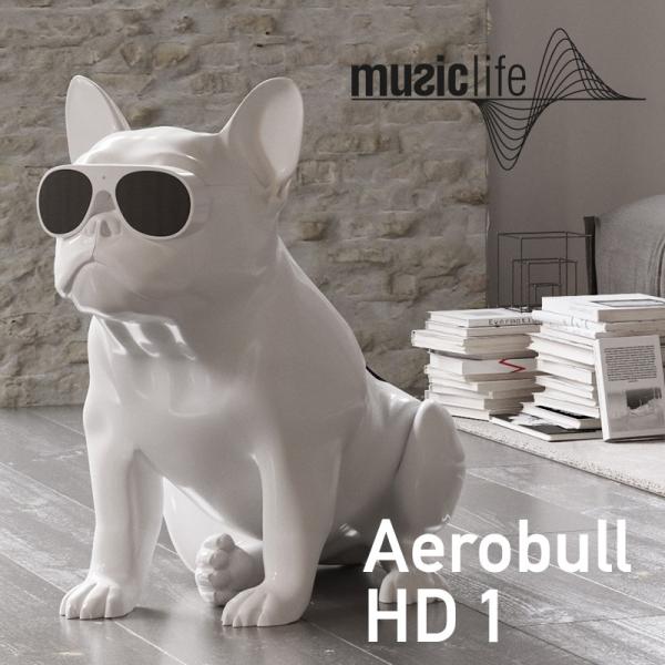AeroBull HD1 ワイヤレススピーカーグロッシーホワイト