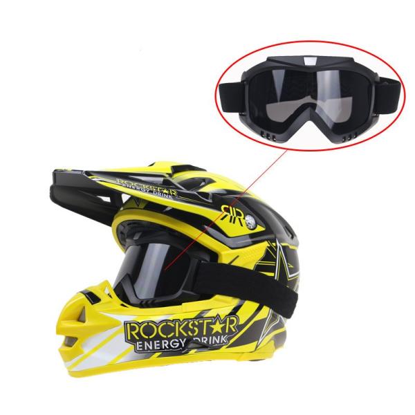 オフロードバイクヘルメット＆ゴーグル 楽天市場】ゴーグル ヘルメット用 オフロード フルフェイス