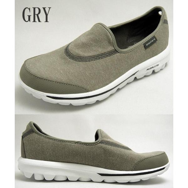 レディーススリッポンスニーカー GO WALK 13510 SKECHERS BBK NVY GRY