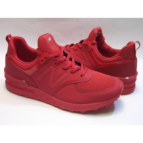 SALE NEW BALANCE MS574 red/red ニューバランス MS574 レッド/レッド ...