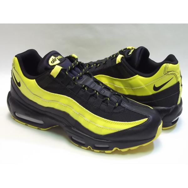 NIKE AIR MAX 95 black/black/tour yellow/white ナイキ エアマックス ...