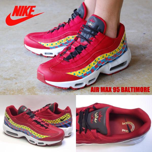 Nike air max outlet 95 gym red/black/white