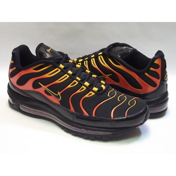 Air max 97 outlet plus black/engine 1/shock orange/black