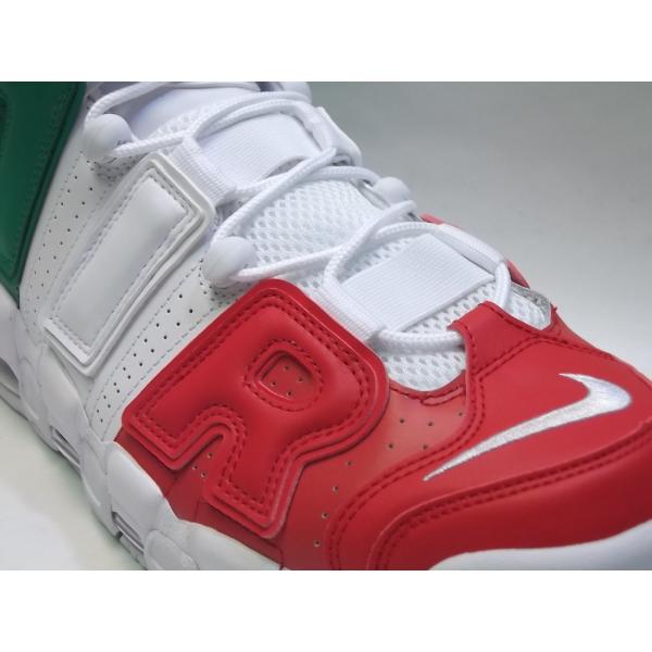 NIKE ナイキ AIR MORE UPTEMPO 96 ITALY QS COUNTRY PACK 2018年 日本未発売 エア モア アップテンポ イタリア カントリーパック ユニバーシティレッド ホワイト サイズ：US10.5 28.5cm スニーカー【メンズ】