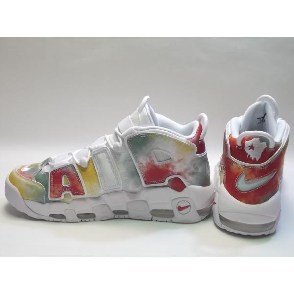 NIKE AIR MORE UPTEMPO 96 UK QS amarillo/white/speed red ナイキ