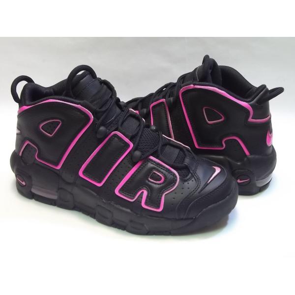 SALE NIKE AIR MORE UPTEMPO GS black/pink blast ナイキ エア モア