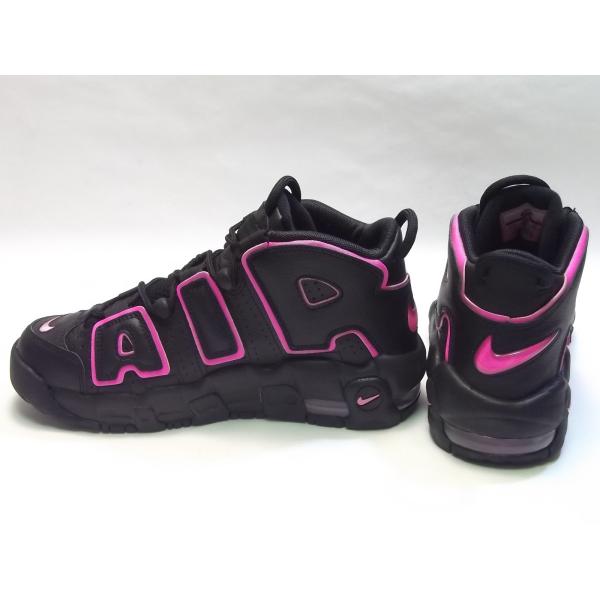 SALE NIKE AIR MORE UPTEMPO GS black/pink blast ナイキ エア