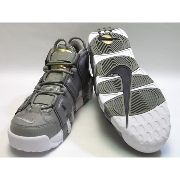 NIKE WMNS AIR MORE UPTEMPO dark stucco/white/black ナイキ