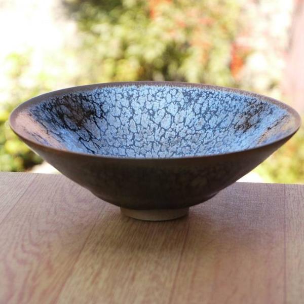 京焼 清水焼 清水焼 火玄燿油滴天目抹茶茶碗 古川剛 /【Buyee】