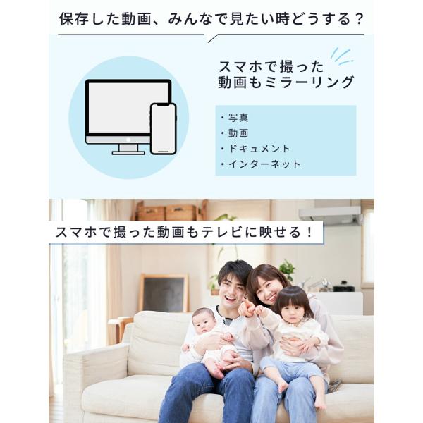 ミラーリング ミラキャスト スマホ テレビ iPhone アンドロイド Android 接続 Youtube HDMI ワイヤレス 無線 カーナビ ナ  /【Buyee】