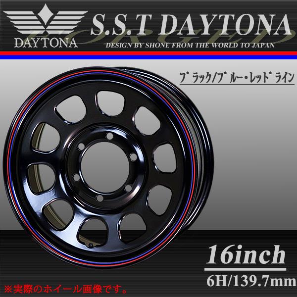 ハイエース用SST デイトナブラック デイトナブラック 16×7J オフセット