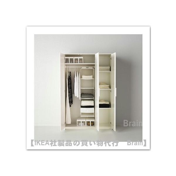 IKEA/イケア BRIMNES/ブリムネス ワードローブ 扉3枚付 ホワイト