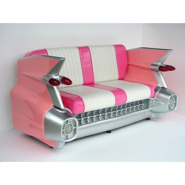 CAR SOFA PINK】インパクト大！！キャデラック型ソファ /【Buyee