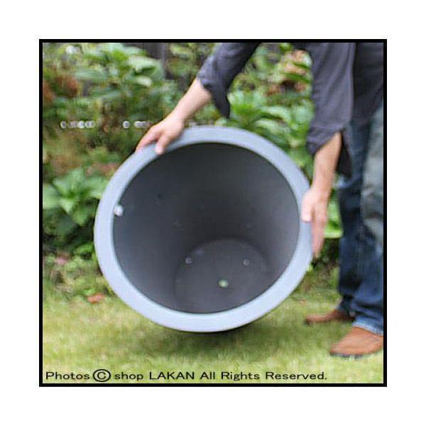 LLシンプルコーン深型φ60cm 高品質グラスファイバー樹脂製植木鉢