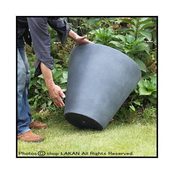 LLシンプルコーン深型φ60cm 高品質グラスファイバー樹脂製植木鉢