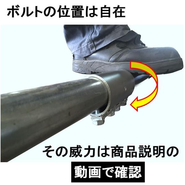 単管パイプを強固にまっすぐつなぐ単管パイプジョイント！単管