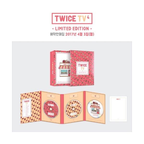 限定版】【DVD】TWICE TV4 LIMITED EDITION トワイスTV4 写真集DVD