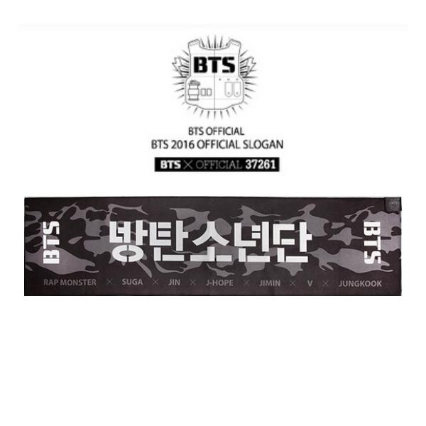 BTS(防弾少年団) SLOGAN TOWEL 37261 BTS×OFFICIAL GOODS