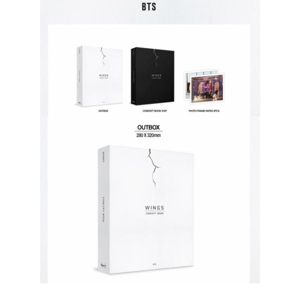 BTS WINGS CONCEPT BOOK 防弾少年団bts WINGS アルバム制作メイキング