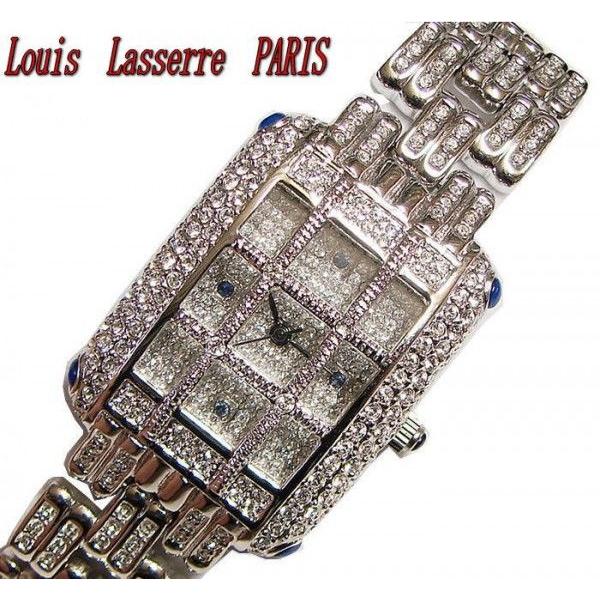 Louis Lasserre PARIS(ルイラセール ) 腕時計 天然サファイア４石 ユニ