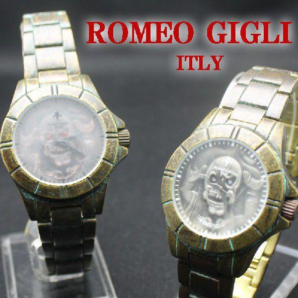 ROMEO GIGLI(ロメオジリ) ルストデビル腕時計デビル文地盤メンズ 