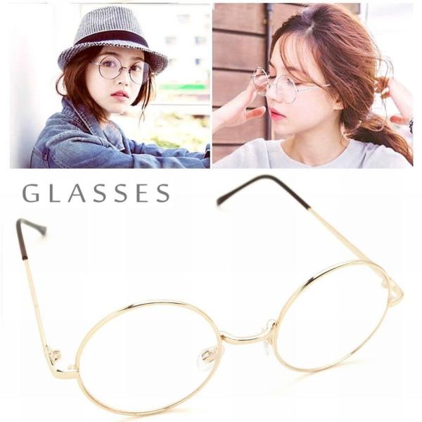 シルバー メタルフレーム ラウンドメガネ (寺田わたる着用済み) 【公式