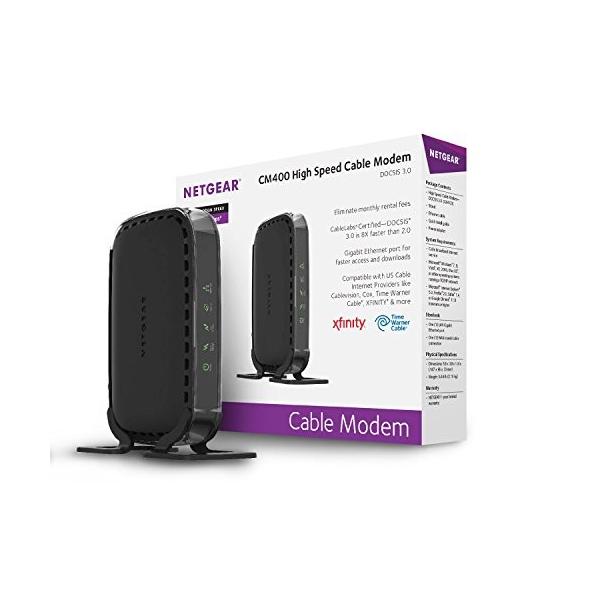 NETGEAR CM400DOCSIS 3.0ケーブルモデム 北米版 NETGEAR CM400 (8x4