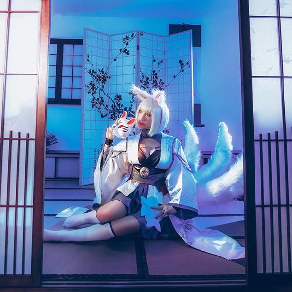 アズールレーン 加賀 コスプレ衣装 重桜 かが Kaga 正規空母 加賀型 和服 COSPLAY cosplay コスチューム 学園祭 イベント  文化祭 仮装 変装 尻尾追加可能 /【Buyee】 Buyee - Japanese Proxy Service | Buy from Japan!