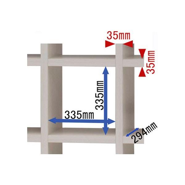 オープンラック飾り棚収納棚低ホルムアルデヒド仕様Ｆ 間仕切りA４
