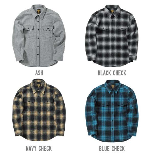 GREEN CLOTHING グリーンクロージング 23-24 WOOL FLANNEL SHIRTS