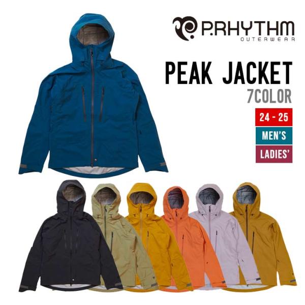 P.RHYTHM 銘打つ PEAK JACKET SAGE プリズム Mサイズ