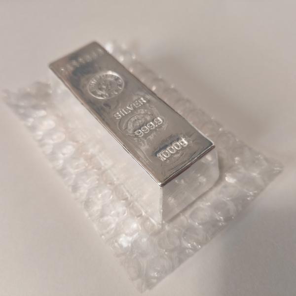 石福金属工業 1kg 銀地金 銀インゴット インゴット LBMA 石福