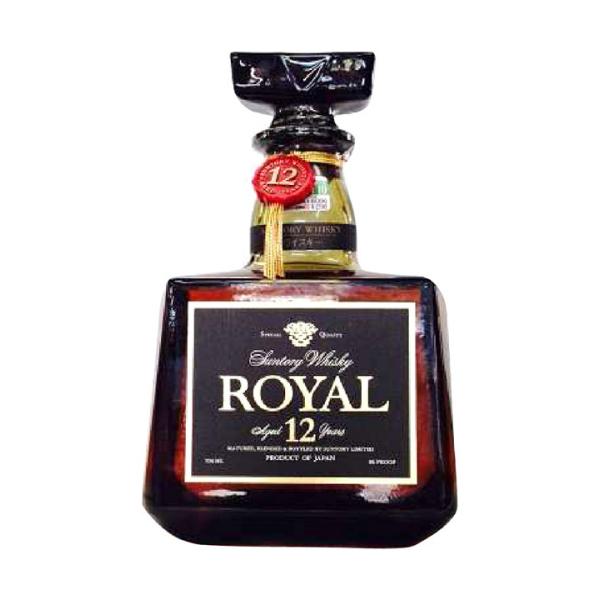 未開栓　サントリー ローヤル 角 １２年 ブラウンラベル ７００ml お酒 ウイスキー 全国送料無料]サントリー ローヤル 角 12年