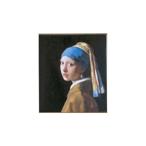 真作　フェルメール　真珠の耳飾りの少女　ジグレー版画 Amazon.co.jp: ヨハネス・フェルメール作「真珠の耳飾りの少女