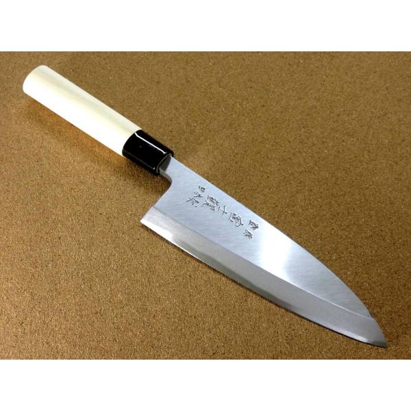 包丁出刃包丁16.5cm (165mm) 関の刃物ステンレス複合材(SK5 軟鉄) 右