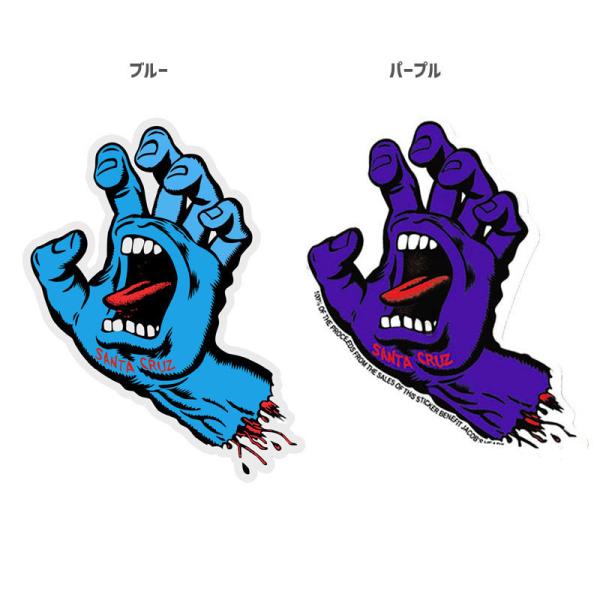 ステッカー ブランド スケボー スケートボード SANTACRUZ サンタクルーズ SCREAMING HAND 2色 16cm x 10cm  No21 /【Buyee】 Buyee Japanese Proxy Service Buy from Japan!