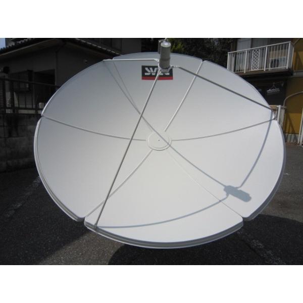 海外衛星受信アンテナセット直径180 ○海外衛星TV Cバンド180CMアンテナ受信用6点セット○受信無料