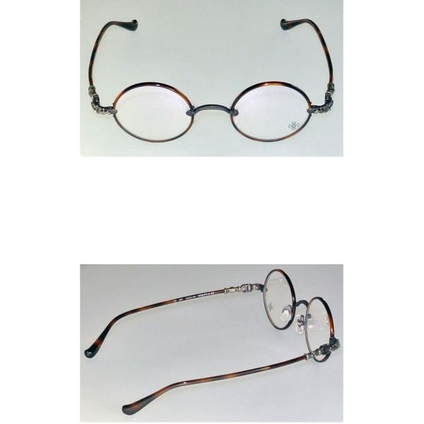 CHROME HEARTS WOLFY-A 45-23-144 BROWN STRIPE クロムハーツ