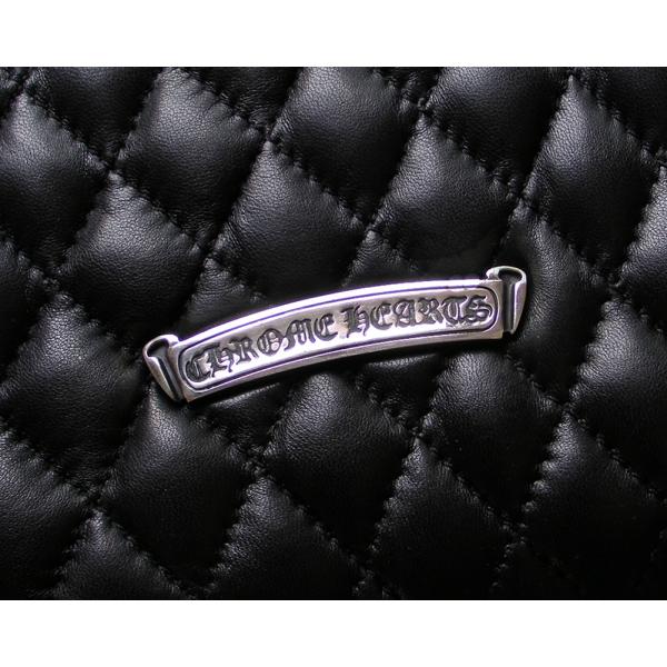 CHROME HEARTS クロムハーツ CH PLUS LOGO CLUTCH BAG CH プラス ロゴ クラッチ バッグ レザー ハンド バッグ PCケース ブラック