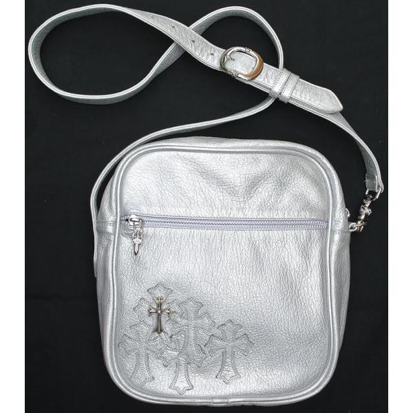 CHROME HEARTS TAKA SHOULDER BAG METALLIC SILVER クロムハーツ 