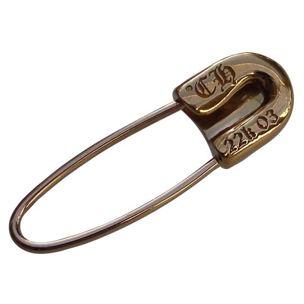 CHROME HEARTS ふさわしい クロムハーツ 22K SAFETY PIN D 1