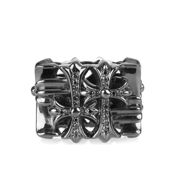 CHROME HEARTS SQUARE RING BLACK DIAMOND クロムハーツ セメタリー スクエア リング ブラックダイヤモンド  /【Buyee】 Buyee - Japanese Proxy Service | Buy from Japan!