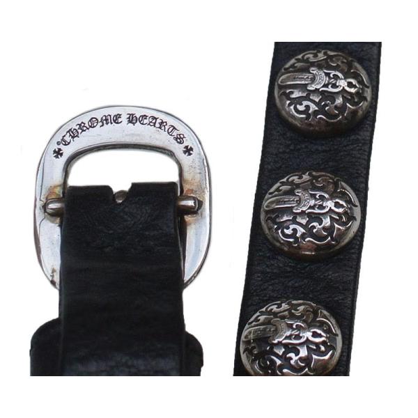 CHROME HEARTS GUNSLINGER DBL WRAP BRACELET W/GUNSLINGER