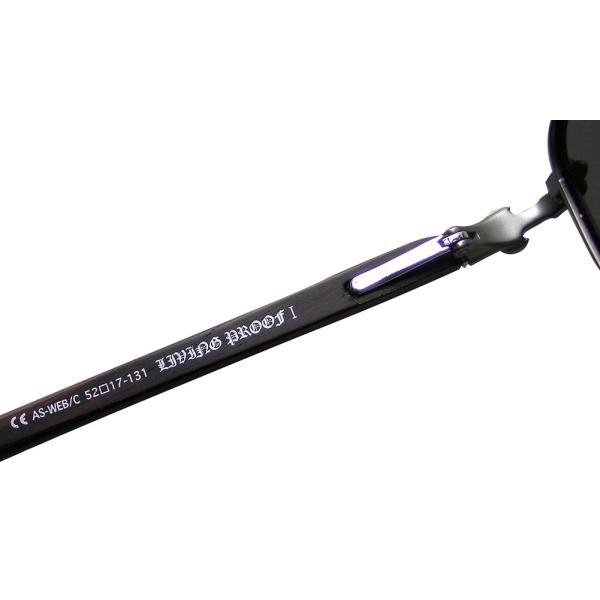 CHROME HEARTS クロムハーツ LIVING PROOF I ANTIQUE SILVER EBONY WOOD リビング プルーフ アンティークシルバー エボニー ウッド サングラス メガネ 眼鏡 ブラック 52-17-131 CHROME HEARTS LIVING PROOF I 52-17-131 ANTIQUE SILVER EBONY WOOD