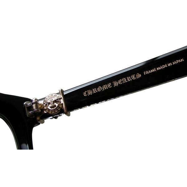 CHROME HEARTS SPLAT-A BLACK-GOLD PLATED 55-17-143 クロムハーツ