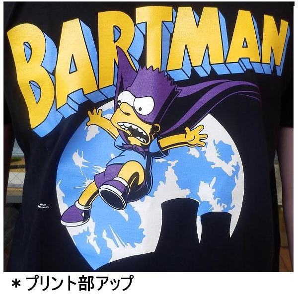シンプソンズTシャツ メンズサイズ＜バートマンBL (Simpsons Tshirt