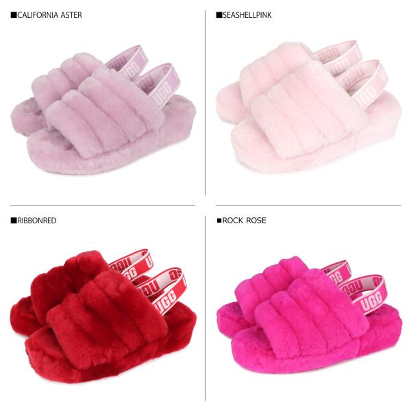 UGG アグ サンダル ムートン フラッフ イヤー スライド レディース WOMENS FLUFF YEAH SLIDE 1095119  /【Buyee】